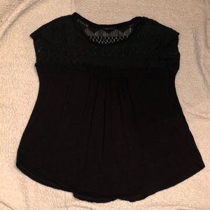 Black lace top size small